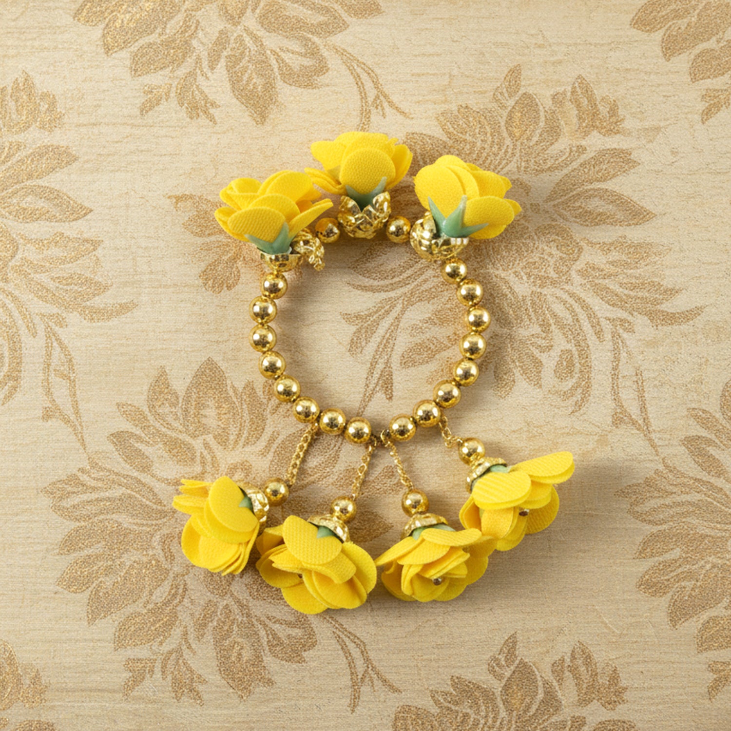 Traditional Pooja Wrist Ornament Haldi Kada Bracelet (1 Pc)