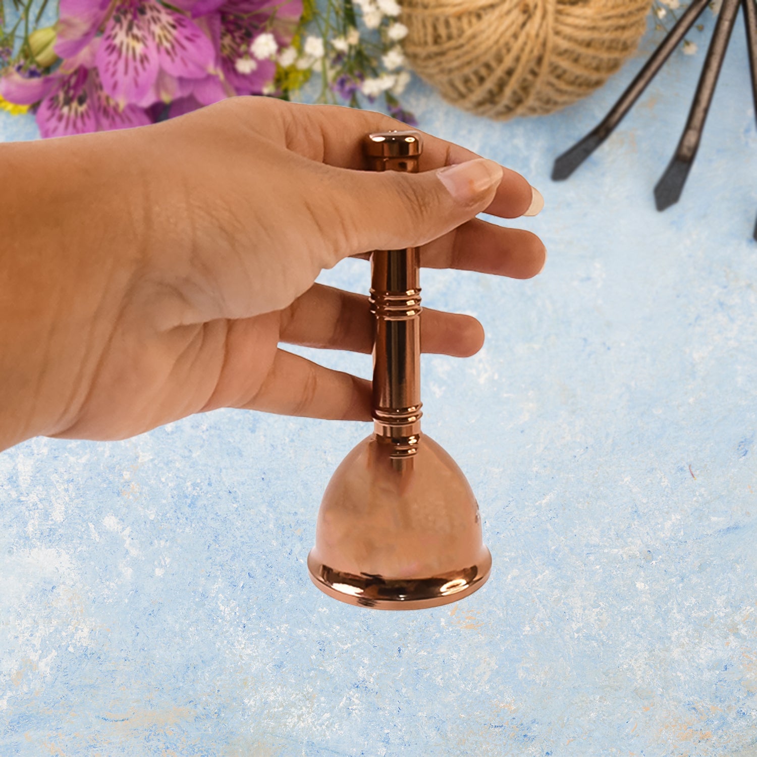 Regular Choco Pooja Ghanti For Home and Temple, Prayer Bell