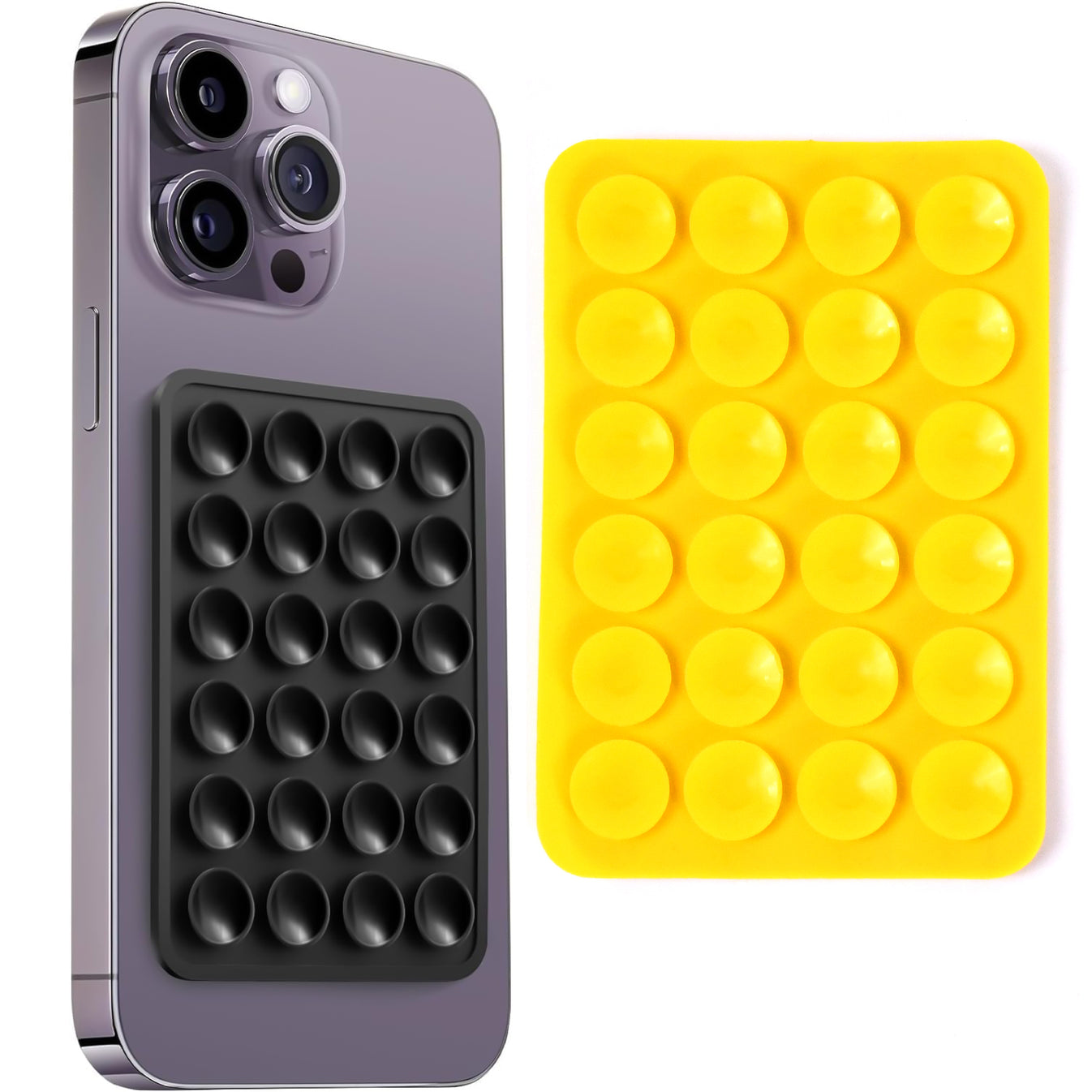 Suction Phone Case Adhesive Mount โ Anti-Slip Hands-Free Mobile Phone Holder, Reusable Suction Cup Phone Mount for Selfies, Video Calls, Vlogging, Travel & Everyday Use - Image 1