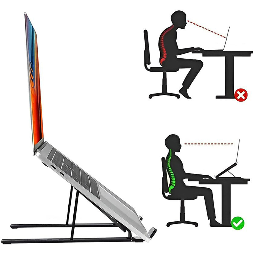 Foldable Adjustable Aluminum Laptop Stand 