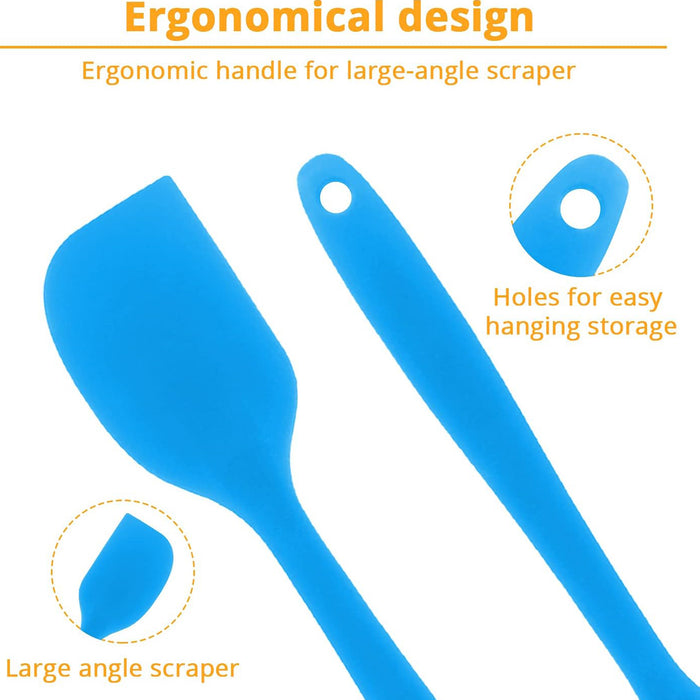 5644 Silicone Spatula, Heat Resistant Spatulas, Dough Scraper, Kitchen Spatula, Silicone Dough Scraper, For Cooking and Baking