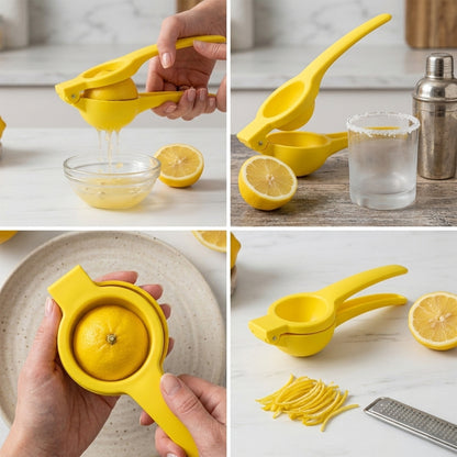 Konvex Hand Press Plastic Lemon Squeezer (1 Pc)
