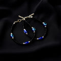 Evil Eye Bracelet Set – Adjustable Black Beads for Protection