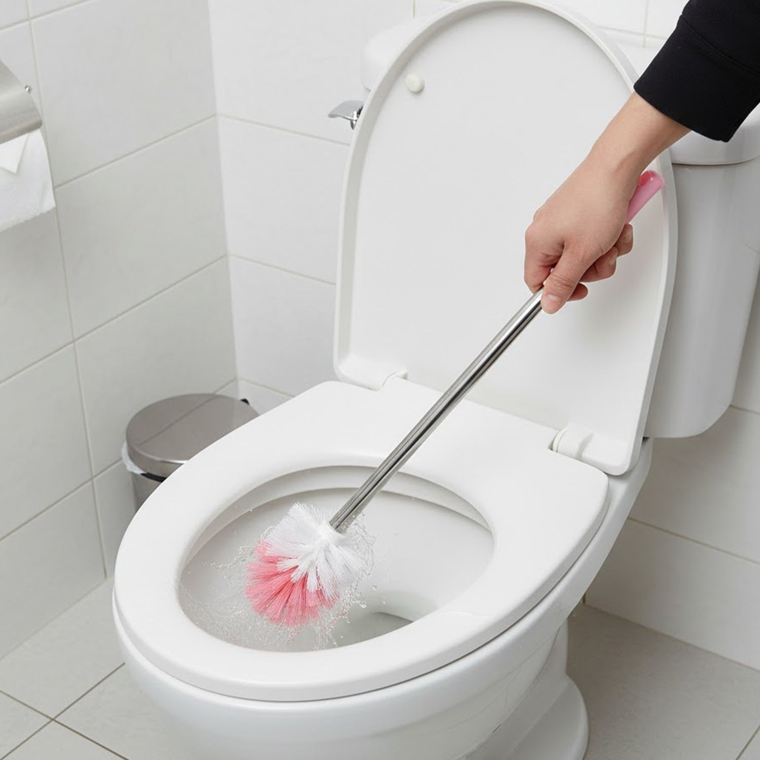 Long Handle Toilet Cleaning Brush (1 Pc)