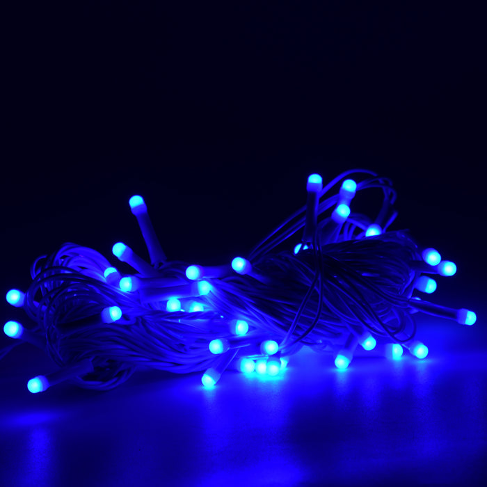 9MTR HOME DECORATION DIWALI & WEDDING LED CHRISTMAS STRING LIGHT INDOOR AND OUTDOOR LIGHT ,FESTIVAL DECORATION LED STRING LIGHT, ONE COLOR LIGHT ( 9 MTR Blue Color)