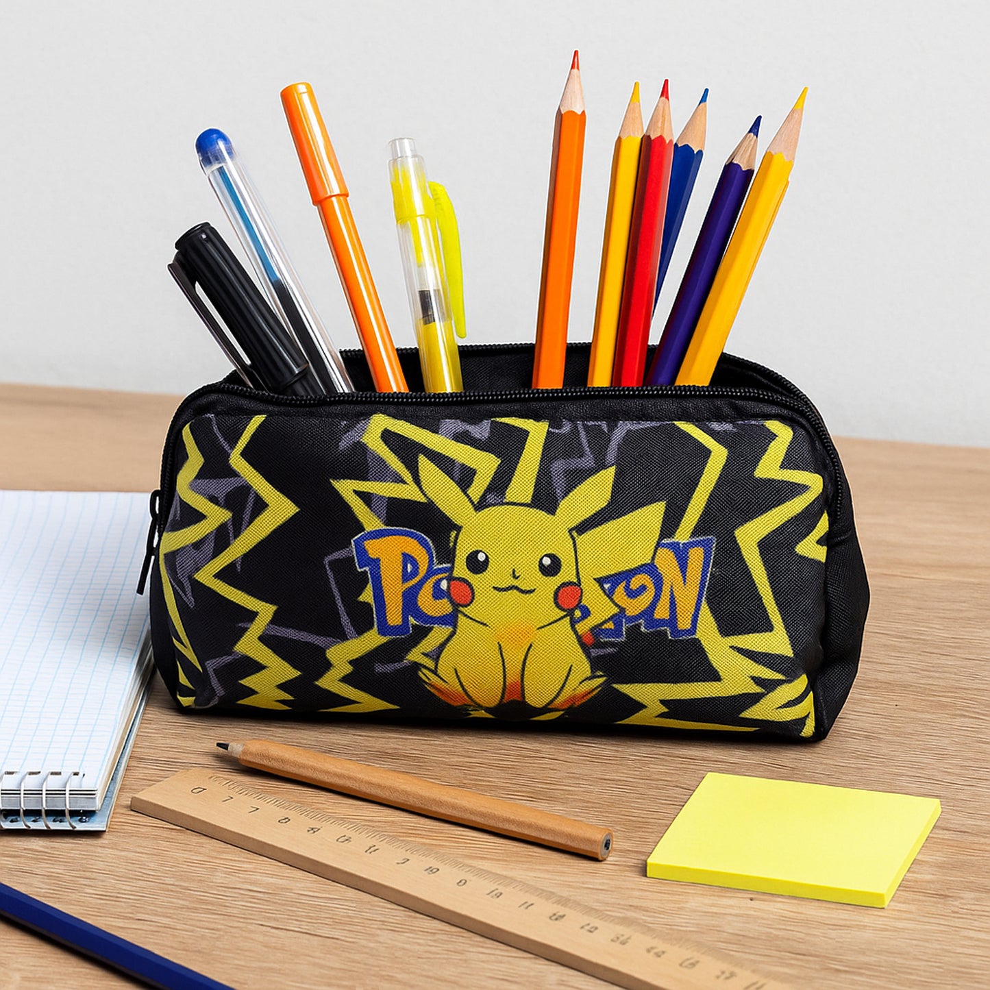 Premium Cartoon Character Pencil Pouch for Kids (1 Pc)
