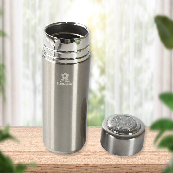 12502 Vacuum Insulation Cup with Lid, Stainless Steel, Hot & Cold Water Bottle Coffee, Double Walled Carry Flask for Travel, Home, Office (1 Pc)