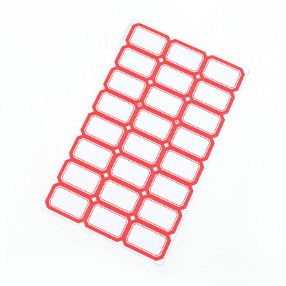 Multipurpose Writable Blank Label Sticker Sheets (1 Sheet)