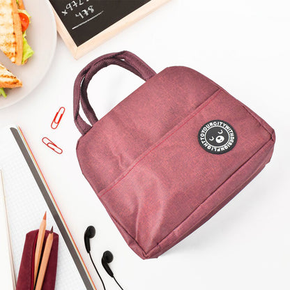 Lunch Box Bag for Women Men Insulated Lunch Bag With Zipper (1 Pc)