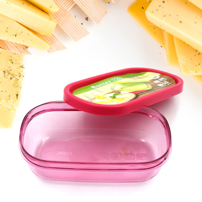 Butter Container, PP Butter Storage Box Easy to Take Portable Large Capacity for Kitchen for Home for Cheese for Butter (120 ML)