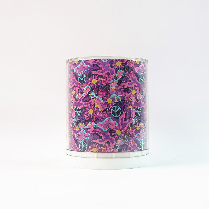 Khyati Crystal Round Pen Stand – Stylish Transparent Desk Organizer