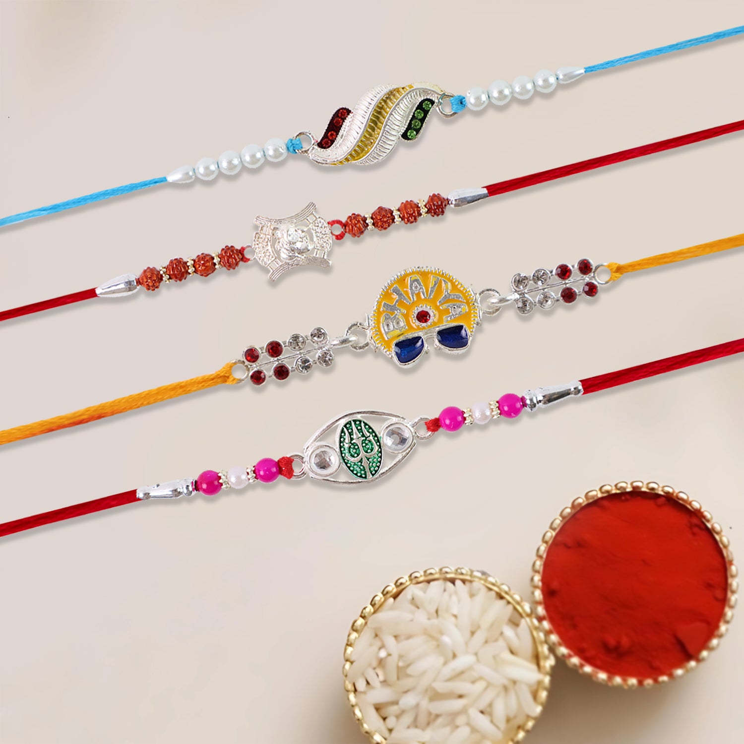 Premium Designer Rakhi Gift Box – Traditional & Trendy Collection Rakhi Gift Combo (24 piece in box)