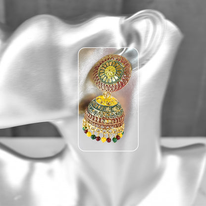 Timeless Charm: New-Style Jumka Earrings with Intricate Detailing