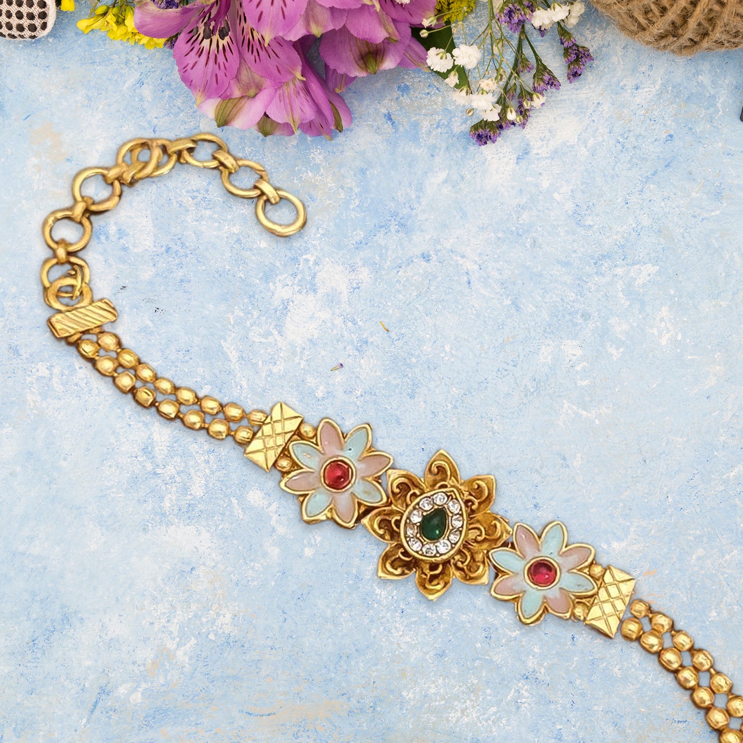 Classic Gold Brass Bracelet – Timeless Elegance