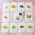 Vegetable Flash Cards – 32 Durable Educational Cards for Kids