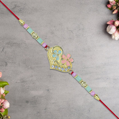 Heart-Shaped Rakhi