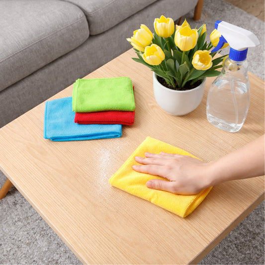 Microfiber cleaning cloth set