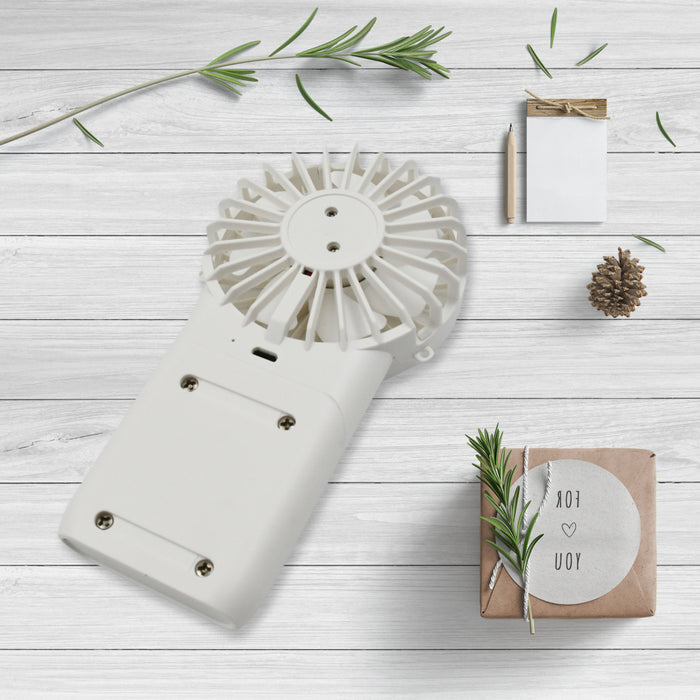 Portable Small Electric Fan, Handheld Fan With 3 Modes USB Rechargeable Mini Student Handheld Class Personal Fan (1 Pc)