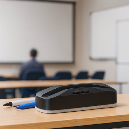 Officemate White Board Duster (Without Markers) – Durable Plastic Body, Soft Felt Surface, Easy Grip for Smooth Cleaning