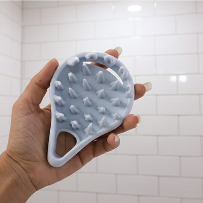 Anti dandruff silicone scalp cleaner