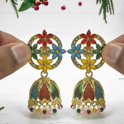 Modern Elegance: Exquisite New-Design Jumka Earrings