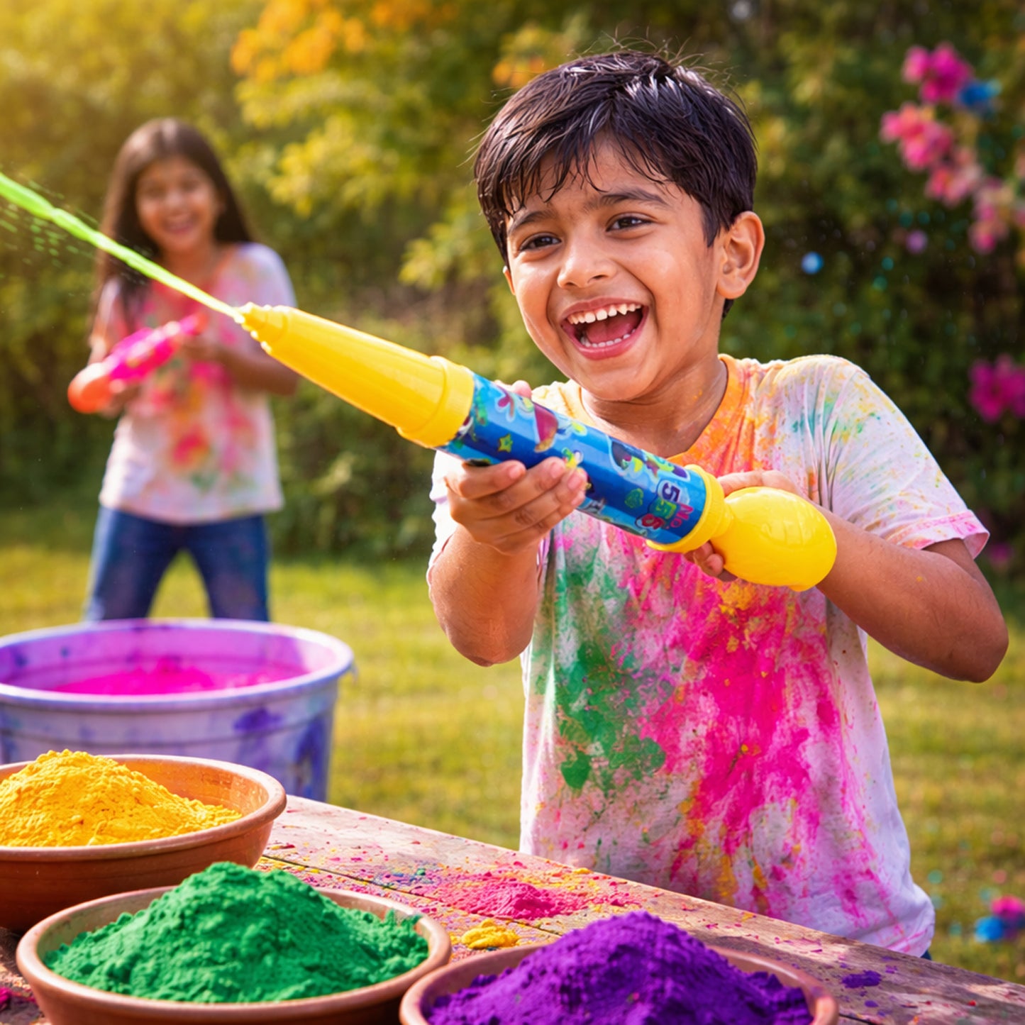 High pressure Holi water blaster