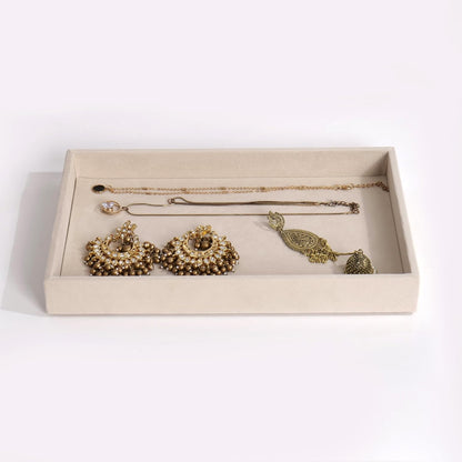 Velvet Jewellery Tray 21x12Cm (1Pc)