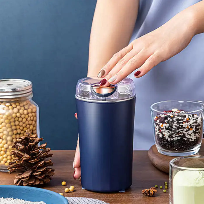 5324 Mini Mixer, Small Blander, Power full Mini Grinder, Electric Coffee Bean Grinder Grinder Machine Portable Grinder for Home and Office. (4 Blade Grinder )