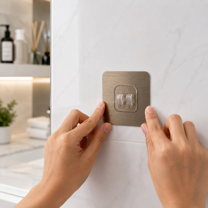 Self adhesive hook for organization