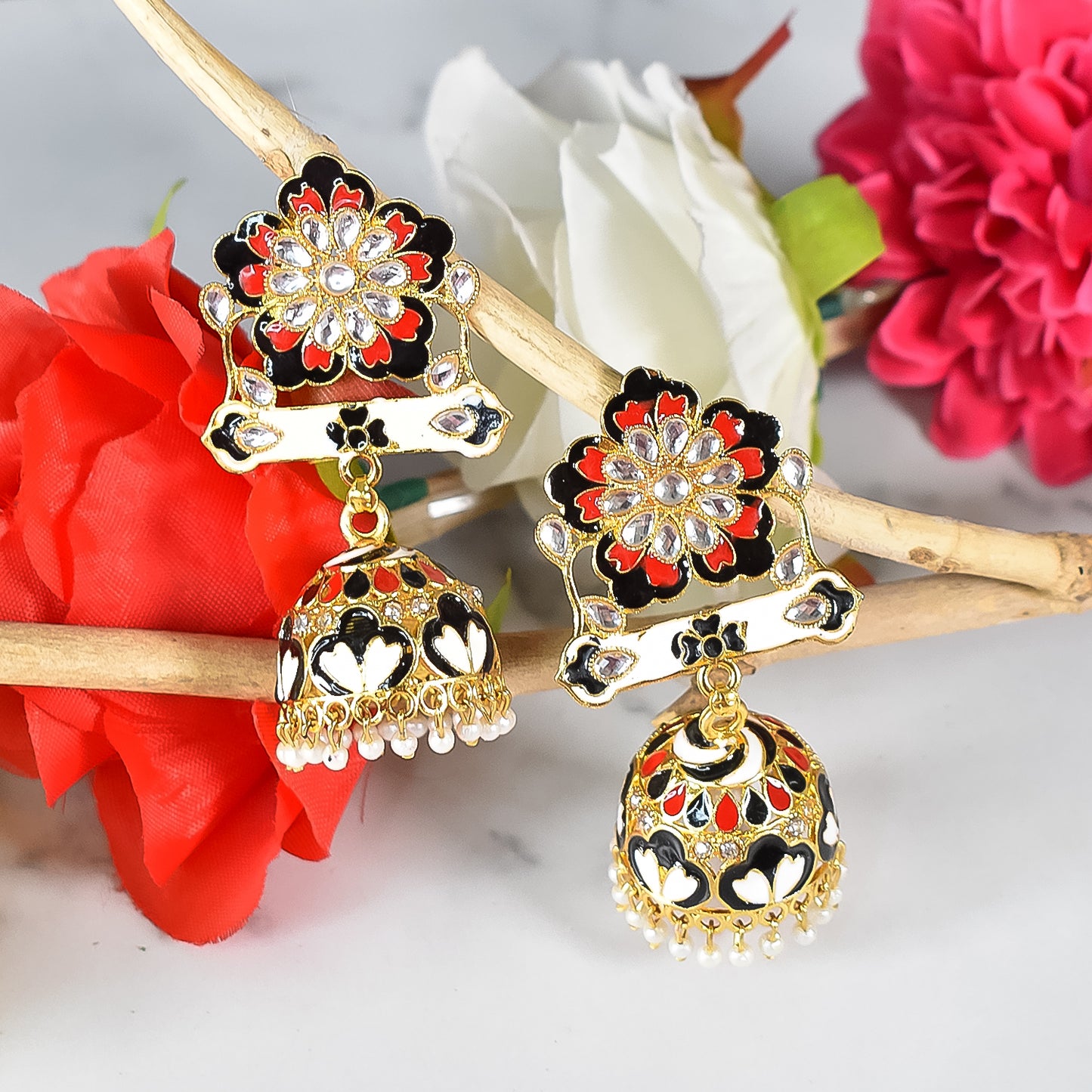 Elegant and Lightweight Jhumka Earrings for Women & Girls