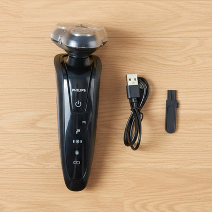 Rechargeable Electric Rotary Shaver Trimmer for Men (1 Set)