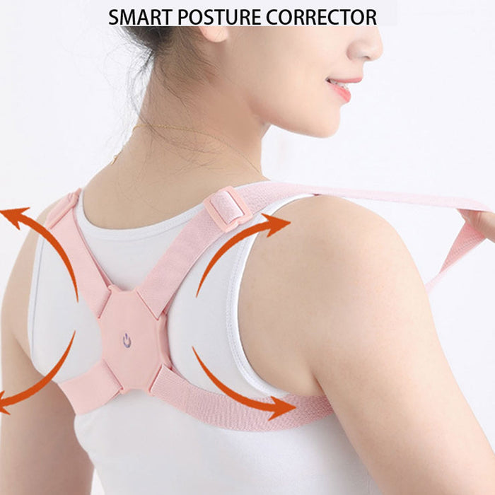 Smart Back Posture Corrector (Vibration Reminder): Improves Posture, Shoulder Support (Unisex)