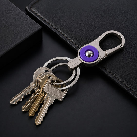 Premium Metal Keychain For Car And Bike Key Holder (1 Pc)