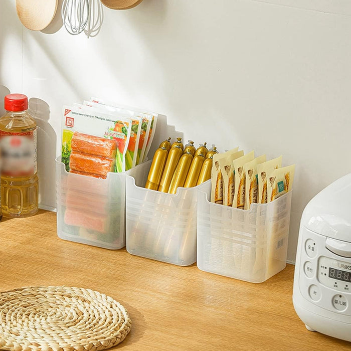 3Pcs Clear Plastic Organizer Storage Versatile Kitchen Drawer Organizer Tray for Desk, Makeup, Bathroom, Kitchen Pantry Cabinet