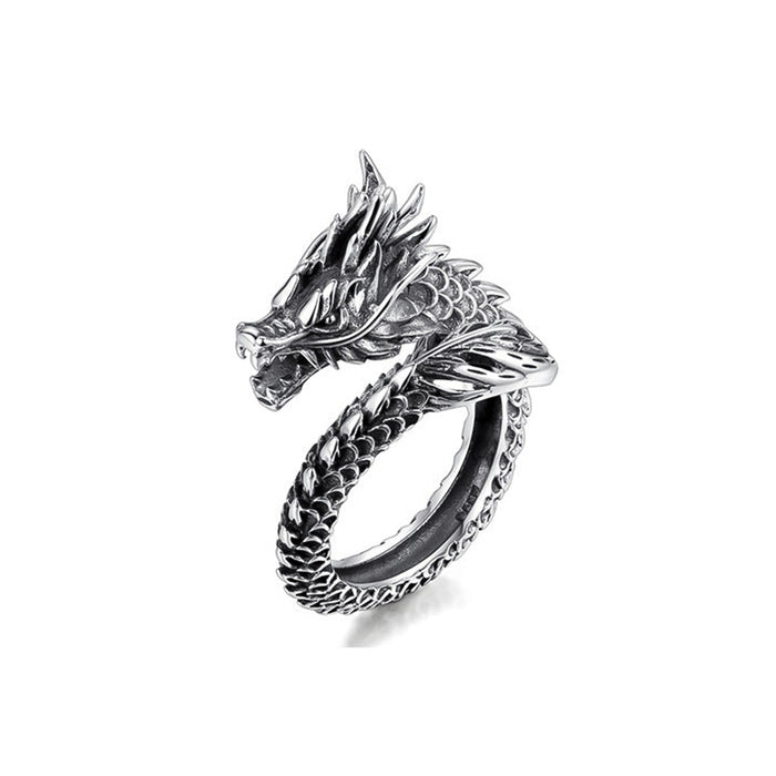 Zodiac Dragon Ring For Men and Boys