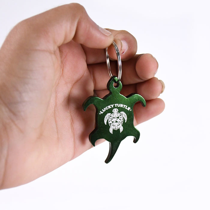 Metal Tortoise Shaped Keychain - Unique and Durable Accessory (1 Pc)