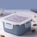 Square Stainless Steel Food Storage Container – 400ml Airtight