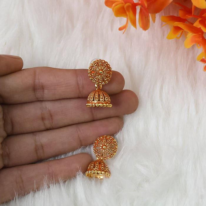 Meenakari Jumkhis Earrings (Set Of 12)