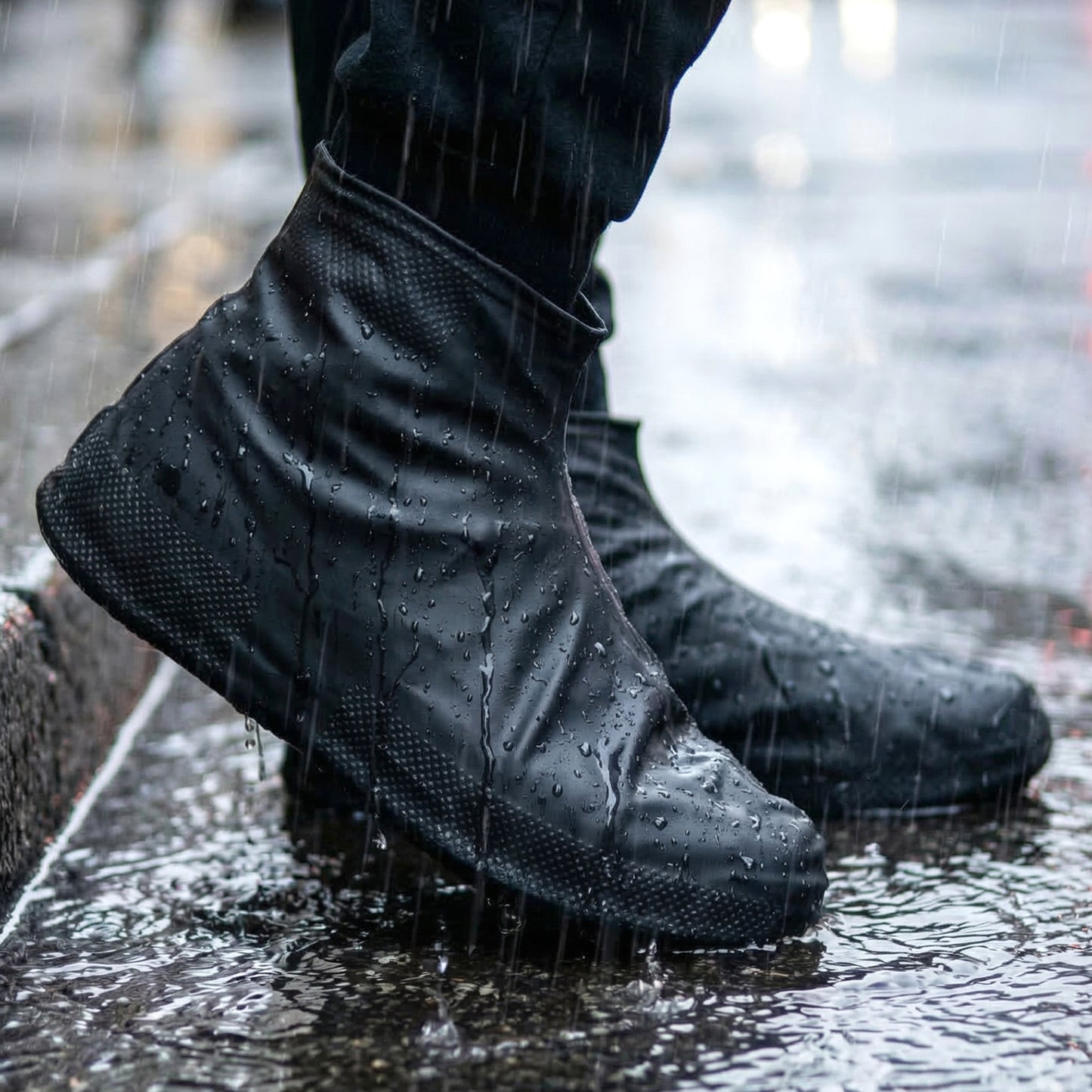 reusable rain shoe cover for outdoor protection