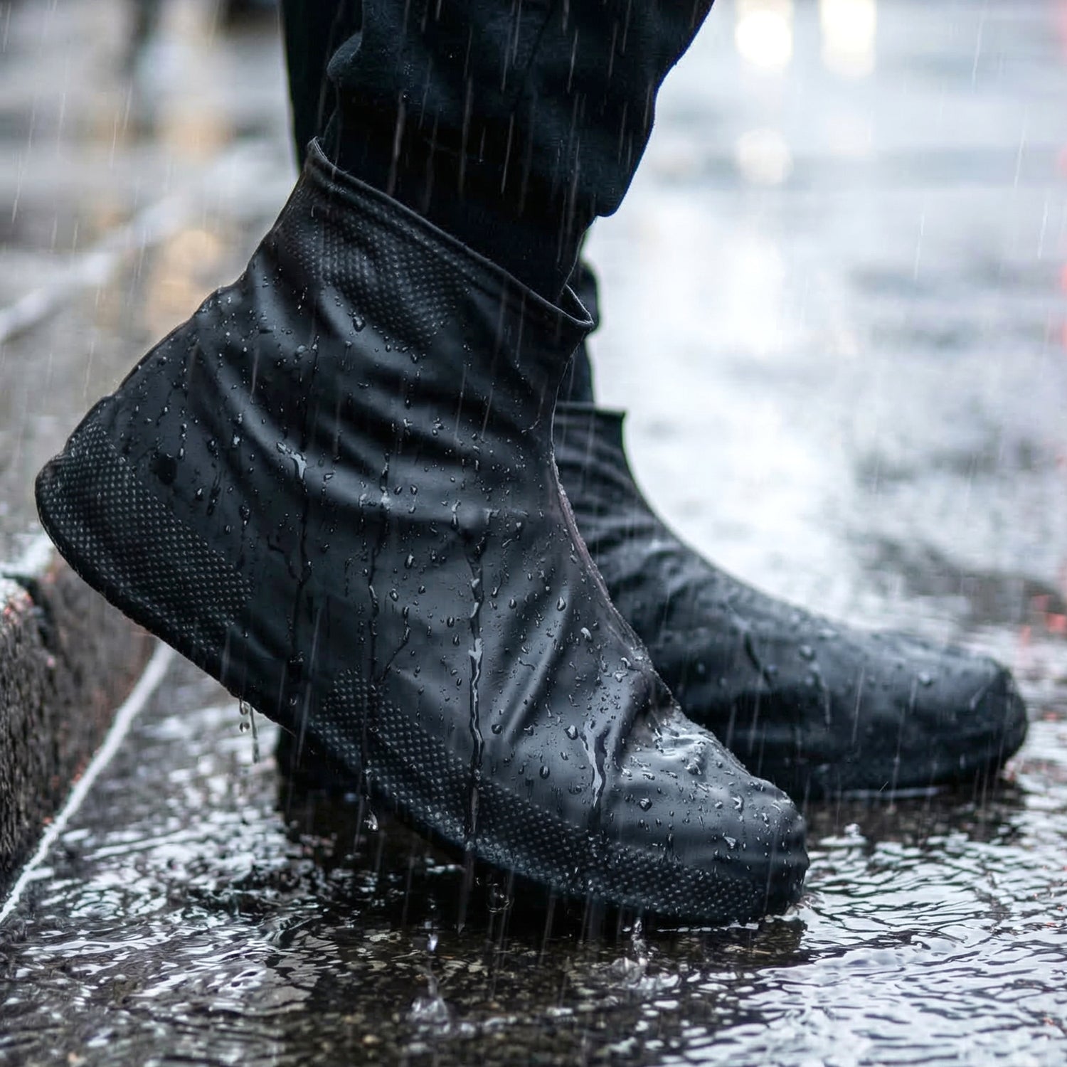 reusable rain shoe cover for outdoor protection