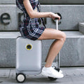Electric Scooter Suitcase – Rideable Smart Luggage with Removable Battery | DeoDap