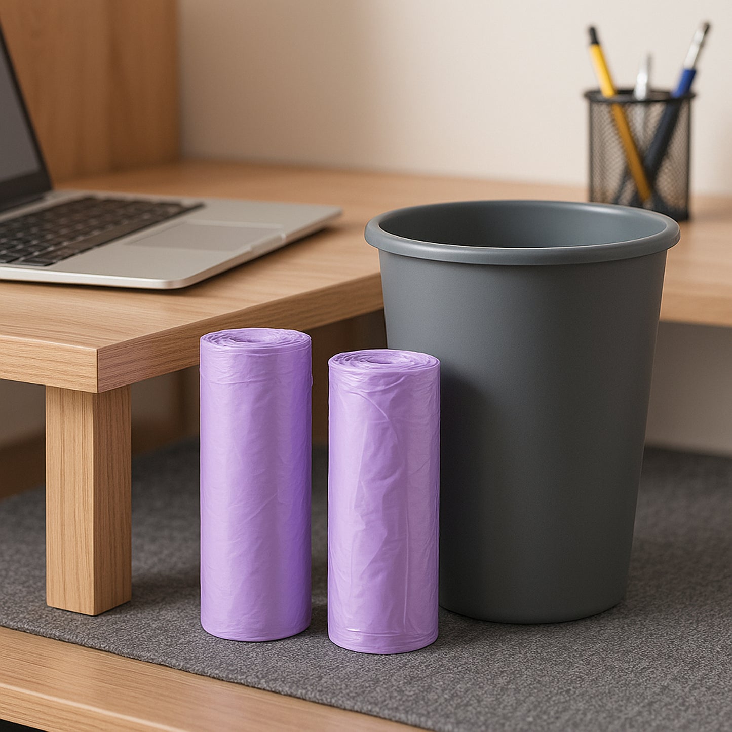 High-Quality Garbage Bags 50x60 cm (Mix Color / 2 Pc)