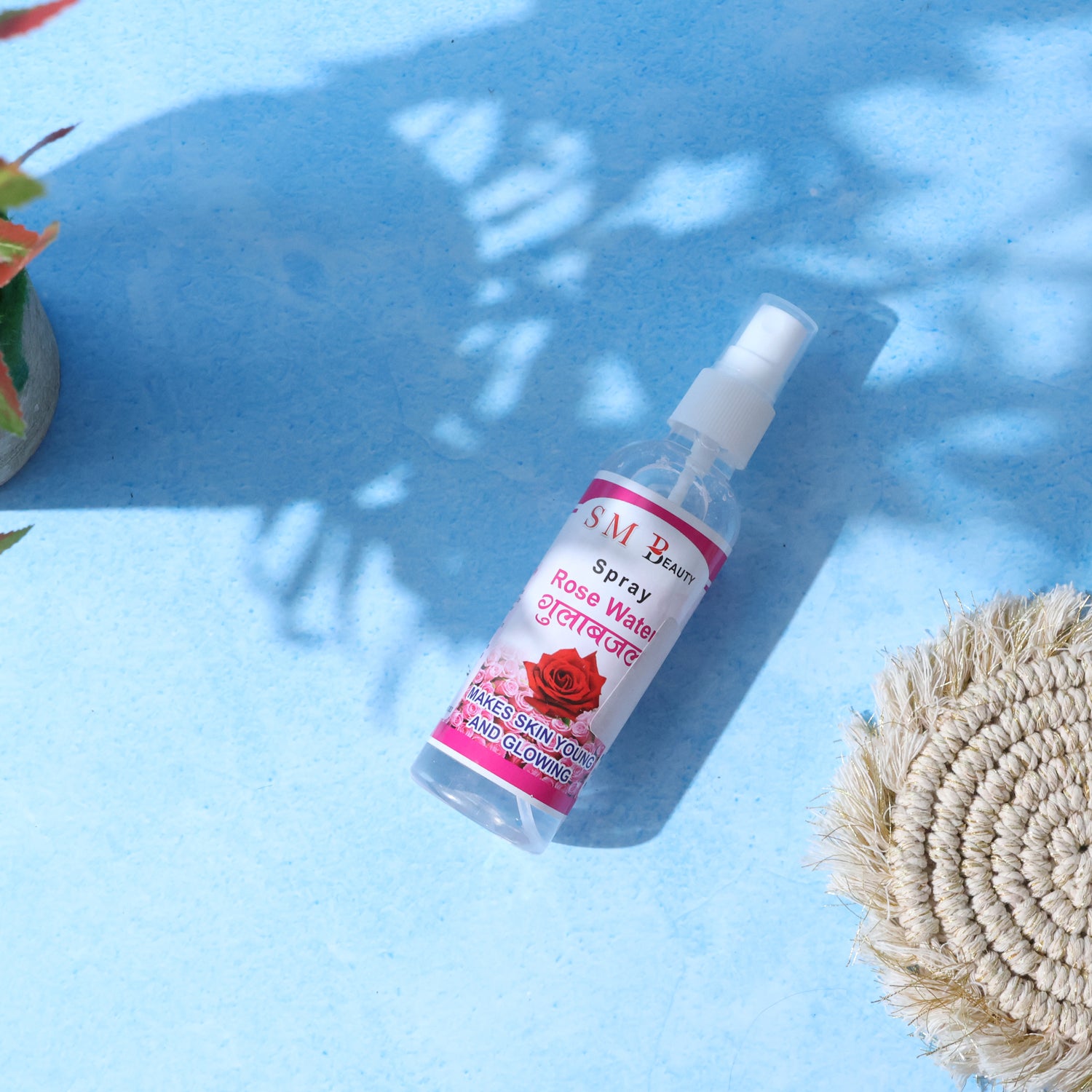 Rose Water Face Spray 100 ML Mist Bottle for Daily Face Care (1 Pc)