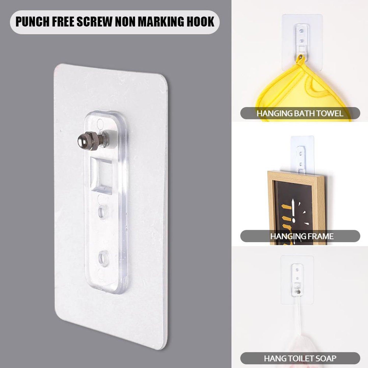 Plastic wall hook bathroom