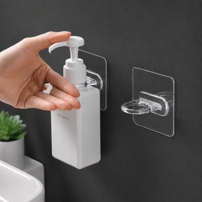 Plastic wall hooks suitable for bathroom use