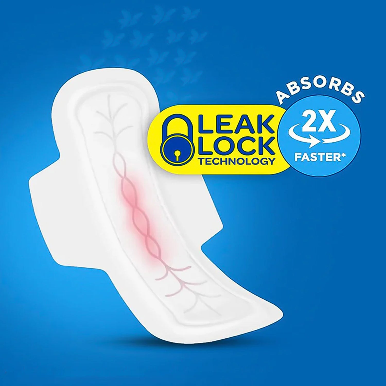 beautiful basics blue lady long pads