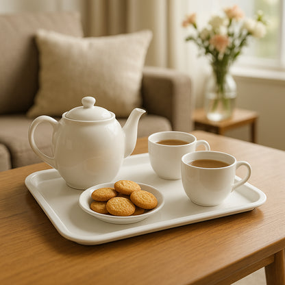 Plastic Serving Tray / Plate – 40 × 30 cm (1 Pc)