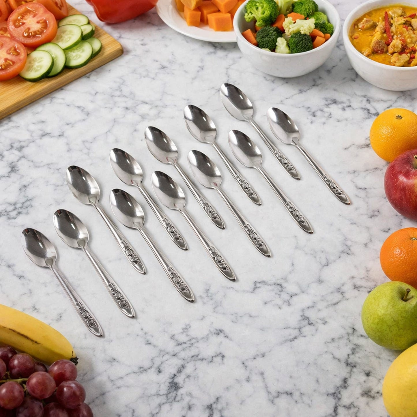 Premium stainless steel table spoons set