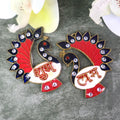 Peacock Wall Hanging Set – Traditional Shubh Labh Decor for Festivals