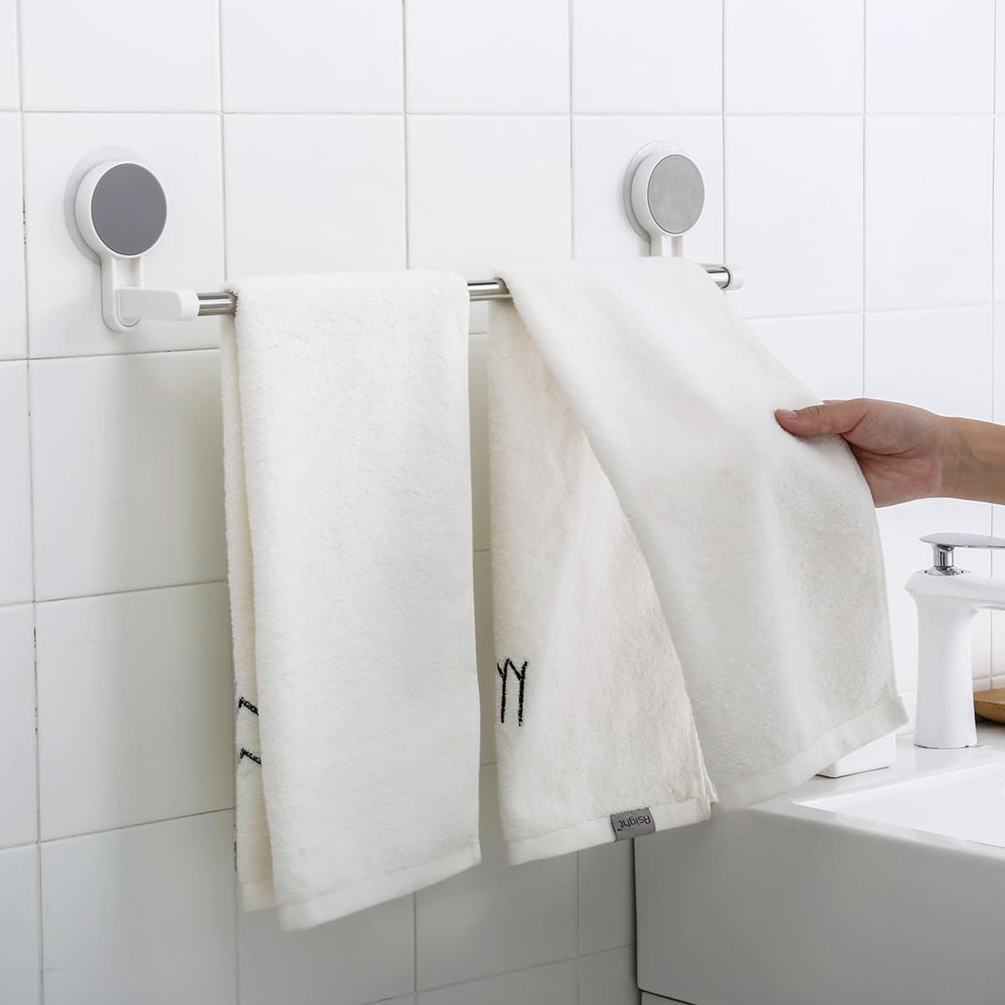Self-Adhesive Towel Rod / Rack - (1 Pc)